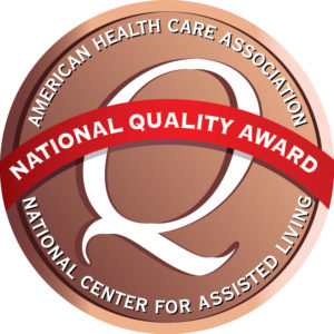 center national assisted association award care health living american quality rehabilitation oaks brandon commitment bronze