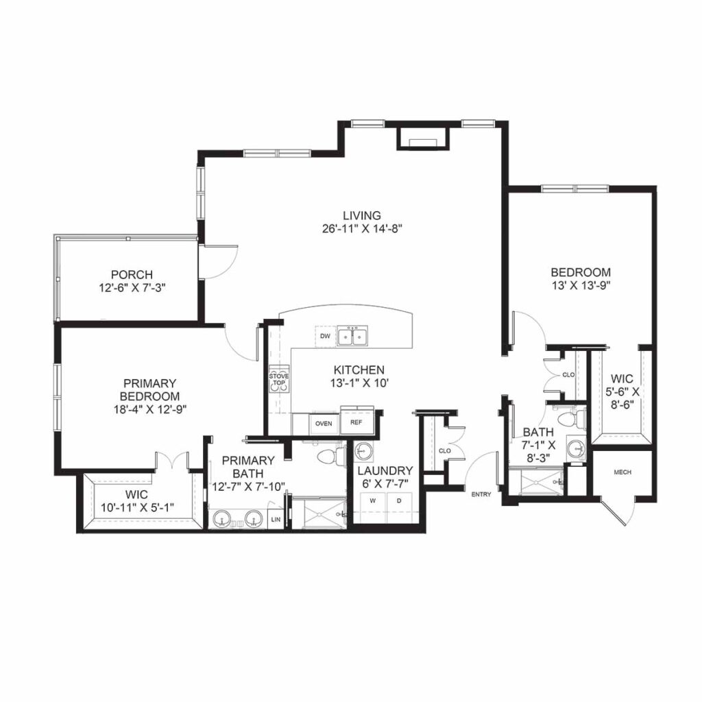 Holly floorplan Brandon Oaks
