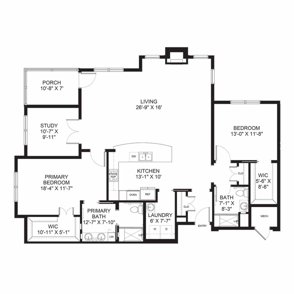 Juniper floorplan Brandon Oaks